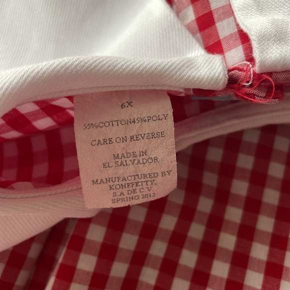 Monday’s Child gingham dress size 6x - Picture 6 of 7